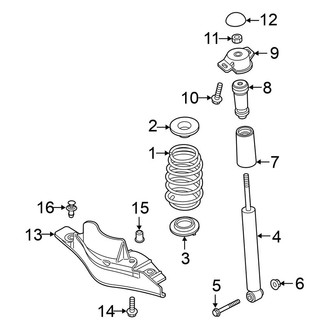 2018 Volkswagen Tiguan OEM Suspension Parts - Shocks, Struts CARiD