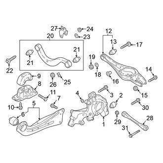 Volkswagen OE - Rear Suspension - Suspension Components (AWD)