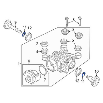 Volkswagen OE - Drive Axle Shaft Lock C-Clip