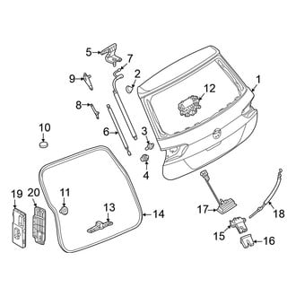 Volkswagen OE - Lift Gate - Gate & Hardware