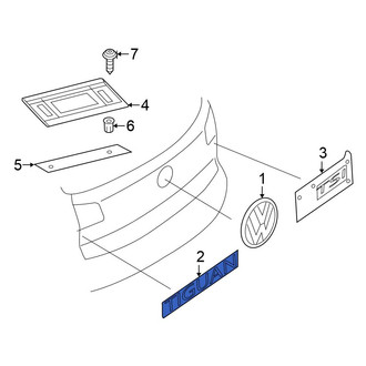 Volkswagen OE - Rear Hatch Emblem
