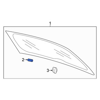 Volkswagen OE - Back Glass Spacer