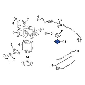 Volkswagen OE - Liftgate Control Module Bracket