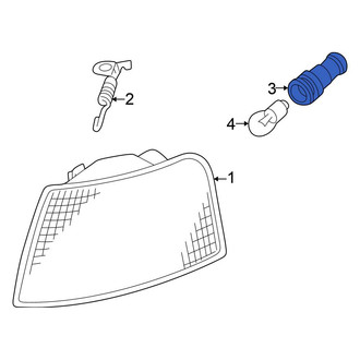 Volkswagen OE - Front Turn Signal Light Socket