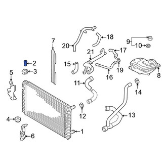 Volkswagen OE - Radiator Mount Bolt