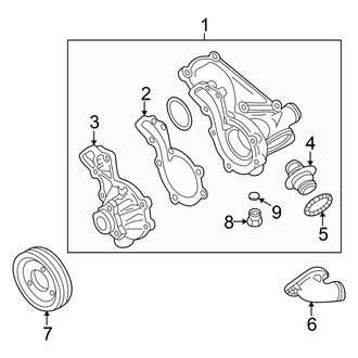 Volkswagen OE - Cooling - Water Pump (GLS 1.8L)