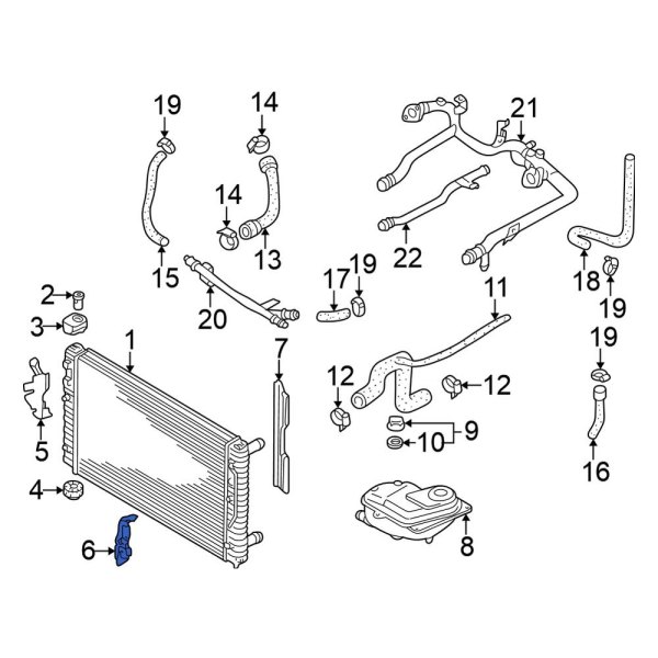 Radiator Support Baffle