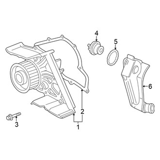 Volkswagen OE - Cooling - Water Pump (GLS / GLS 4 Motion / GLX / GLX 4 Motion 2.8L)