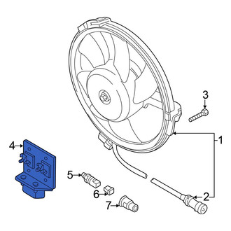 Volkswagen OE - Engine Cooling Fan Resistor