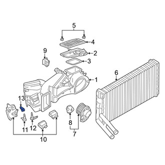 Volkswagen OE - A/C Evaporator Temperature Sensor