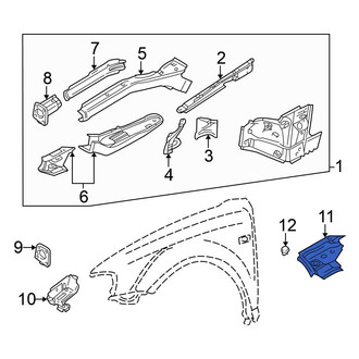 Volkswagen OE - Front Sound Absorber