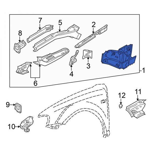 Fender Apron Assembly