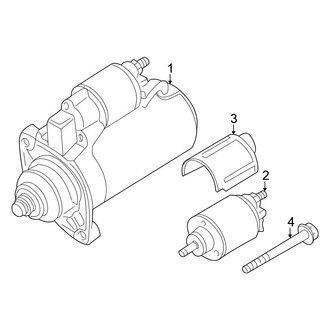 Volkswagen OE - Electrical - Starter (GLS / GLX 2.8L)