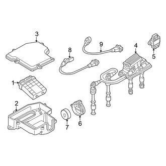 Volkswagen OE - Electrical - Ignition System (GLS 1.8L ATW Engine)