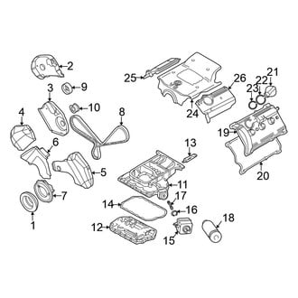 Volkswagen OE - Engine / Transaxle - Engine Parts (4 Motion / GLS / GLX 2.8L)