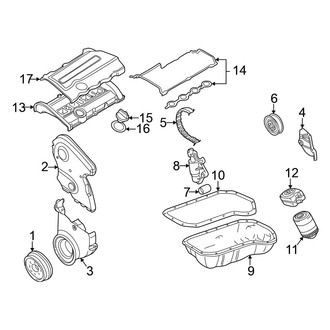 Volkswagen OE - Engine / Transaxle - Engine Parts (GLS 1.8L ATW Engine / AUG Engine)