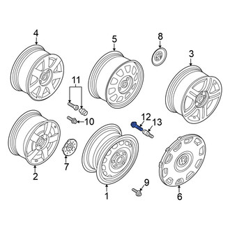Volkswagen OE - Tire Valve Stem