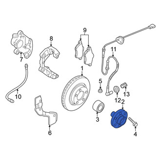 Volkswagen OE - Front Wheel Hub