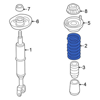 Volkswagen OE - Front Coil Spring