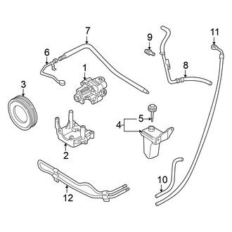Volkswagen OE - Steering Gear & Linkage - Pump & Hoses (2.8L)