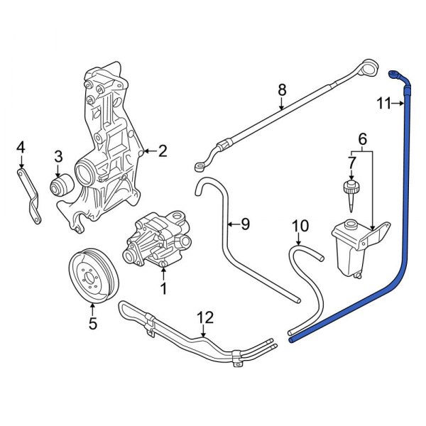 Power Steering Return Hose