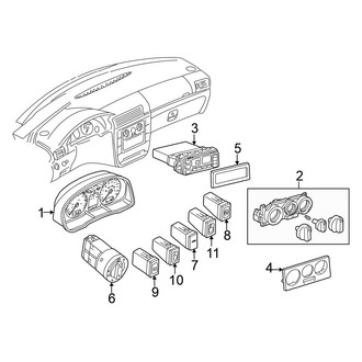 Volkswagen OE - Instrument Panel - Cluster & Switches (GLS / GLS 4 Motion / GLX / GLX 4 Motion)