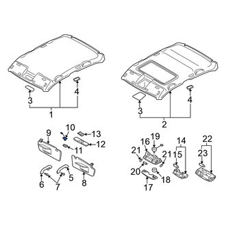 Volkswagen OE - Sun Visor Bracket