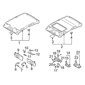 Volkswagen OE - Roof - Interior Trim (4 Motion / GLS / GLX Sedan)