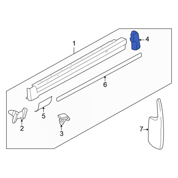 Rocker Panel Molding Extension