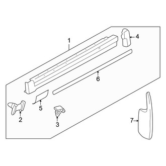 Volkswagen OE - Pillars, Rocker & Floor - Exterior Trim (4 Motion / GLS / GLX Sedan)