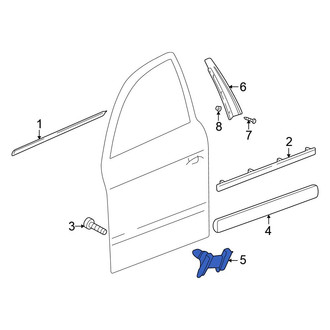 Volkswagen OE - Door Molding Clip