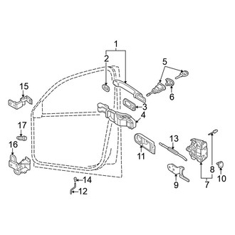 Volkswagen OE - Front Door - Lock & Hardware