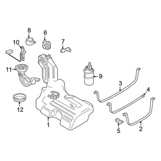 Volkswagen OE - Fuel System Components (GLS / GLX FWD 2.8L)