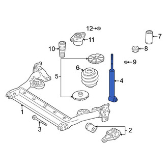 Volkswagen OE - Rear Suspension Shock Absorber
