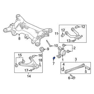 Volkswagen OE - Rear Alignment Camber Adjusting Eccentric