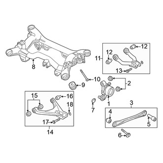 Volkswagen OE - Rear Suspension - Suspension Components (AWD)