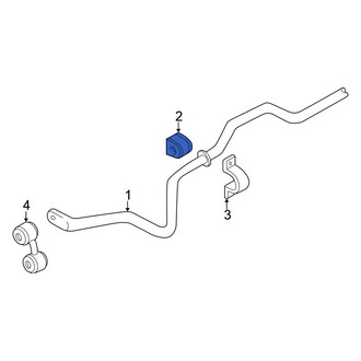 Volkswagen OE - Front Suspension Stabilizer Bar Bushing