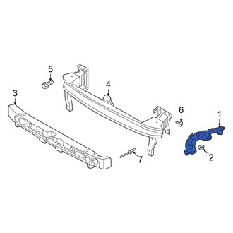 Volkswagen OE - Front Left Bumper Guide