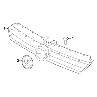 Volkswagen OE - Grille & Components