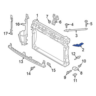 Volkswagen OE - Right Headlight Bracket