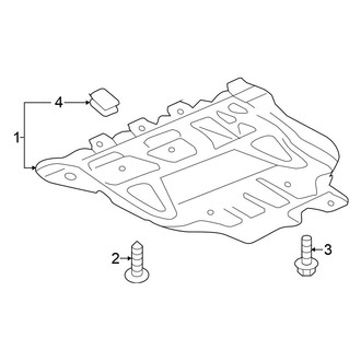 Volkswagen OE - Radiator Support - Splash Shields