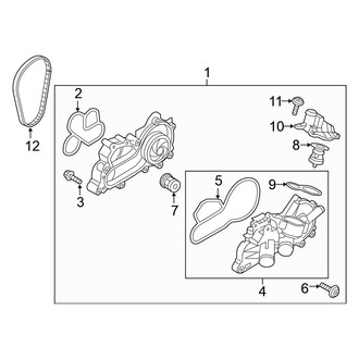 Volkswagen OE - Cooling - Water Pump (TSi)
