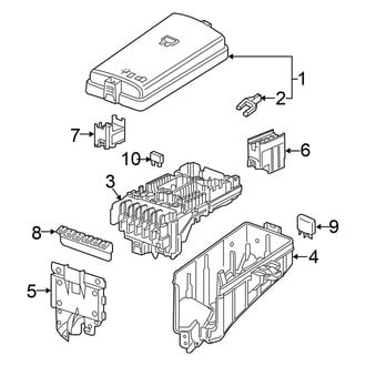 Volkswagen OE - Electrical - Fuse & Relay (Engine Compartment)