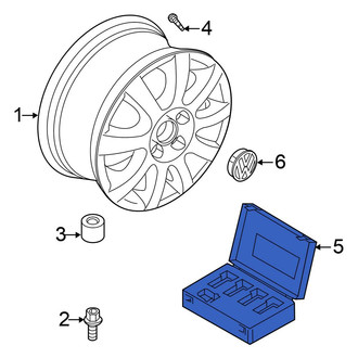 Volkswagen OE - Wheel Lock Set