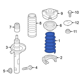 Volkswagen OE - Front Coil Spring