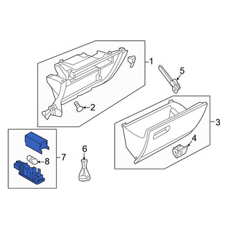 Volkswagen OE - Front Glove Box Light