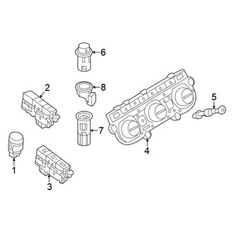 Volkswagen OE - Center Console (Switches), (TSi)