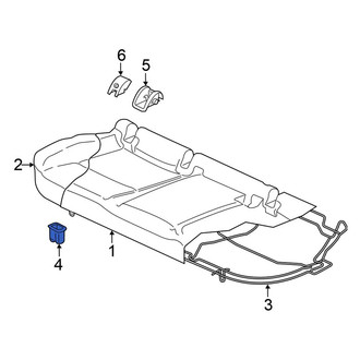 Volkswagen OE - Seat Frame Grommet