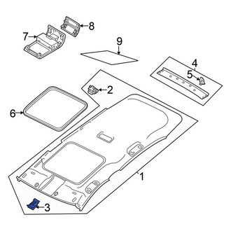 Volkswagen OE - Quarter Panel Trim Panel Clip