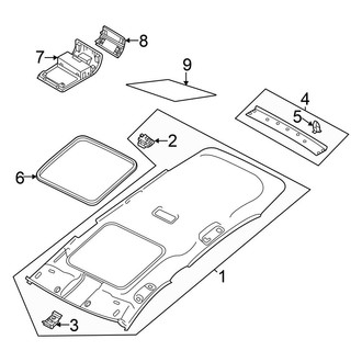 Volkswagen OE - Roof - Interior Trim (Headliner and Components)